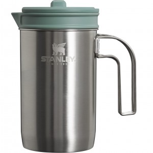 Stanley Adventure All-In-One Boil + Brew French Press Stainless Steel Shale | AINUP-6103
