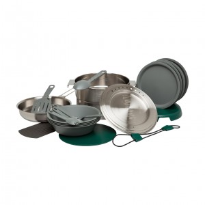 Stanley Adventure Base Camp Cookware | Full Kitchen Set Stainless | OZCSL-2140