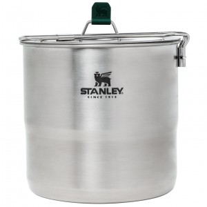 Stanley Adventure Cook Set For Four | 2.6 QT Camping Cookware Stainless | ZRFKH-3024