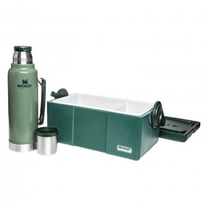 Stanley Adventure Heritage Lunch Cooler + Bottle Set Verdes | EWQCZ-9017