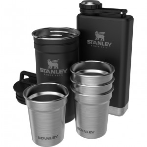 Stanley Adventure Pre-Party Shotglass + Flask Set Negros | OUAPW-1650