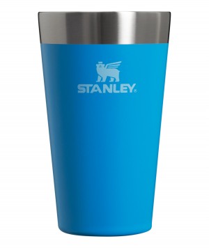 Stanley Adventure Stacking Stainless Steel Beer Pint | 16oz Tumbler Azur | PQUTN-3027