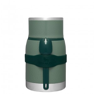 Stanley Adventure To-Go Food Jar + Spork | 24 OZ Verdes | KUIEF-5960