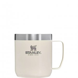 Stanley Classic Legendary Camp Mug | 12 OZ | Travel Tumbler Creme | DEVPC-3058