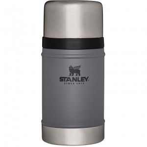 Stanley Classic Legendary Insulated Food Jar + Storage | 24oz Charcoal | WFRQG-9268