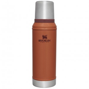 Stanley Classic Legendary Vacuum Insulated Bottle | 1.0 QT Hammertone Clay | STLOV-0249