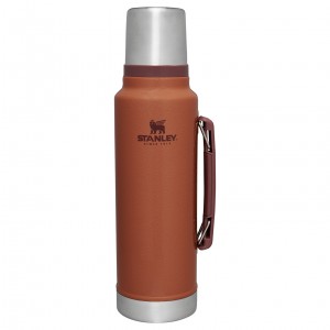 Stanley Classic Legendary Vacuum Insulated Bottle | 1.5 QT Hammertone Clay | GUQAX-8420