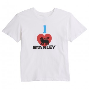 Stanley I Heart Stanley Tee Blancos | SBPKQ-1762