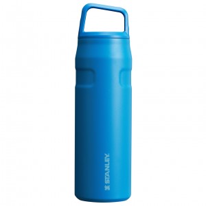 Stanley IceFlow™ Bottle with Cap and Carry+ Lid | 24 OZ Azur | QVNHT-4087