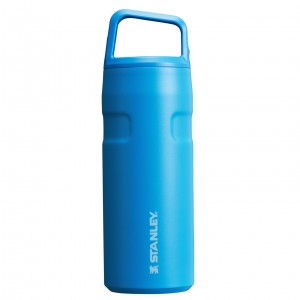 Stanley IceFlow™ Bottle with Cap and Carry+ Lid | 16 OZ Azur | IRWZA-9347