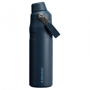 Stanley IceFlow Insulated Bottle with Fast Flow Lid | 24 OZ Azul Marino | BGEQX-1975