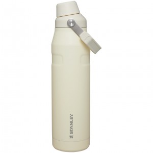 Stanley IceFlow Insulated Bottle with Fast Flow Lid | 36 OZ Creme | LYTVJ-5462