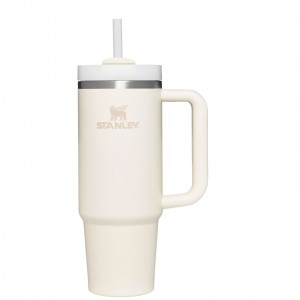 Stanley Quencher H2.0 Travel Tumbler | 30 OZ Creme | XCTWO-0615