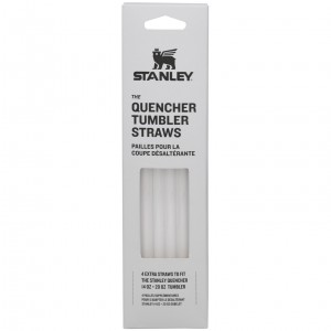 Stanley Replacement Straw 4 Pack | 14 oz to 20 oz Quencher Tumbler Clear | KHFWA-6837