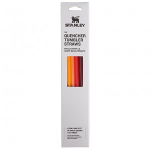 Stanley Replacement Straw 4 Pack | 30 oz Quencher Tumbler Red/Orange | GRMBL-5416