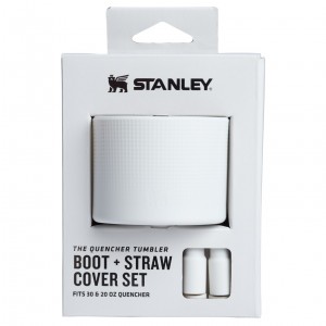Stanley Stanley Quencher Boot and Straw Cover Set Pale Stone | NLXMC-7529