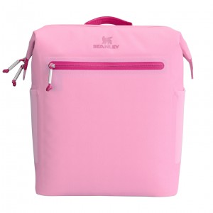 Stanley The All Day Madeleine Midi Cooler Backpack | 20 Can | 14.8 QT | 14.0 L Peony | ODBZI-8650