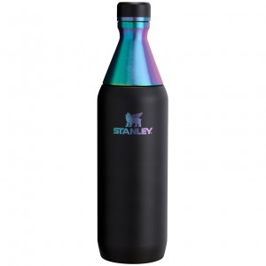 Stanley The Black Chroma All Day Slim Bottle | 20 OZ Negros | PJYBZ-9504