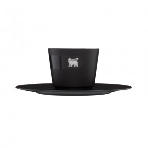 Stanley The DayBreak Demitasse Cup & Saucer | 2.2 OZ Espresso Cup Negros | BNRQJ-0152