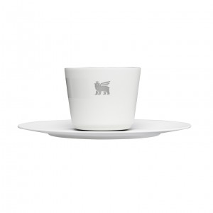 Stanley The DayBreak Demitasse Cup & Saucer | 2.2 OZ Espresso Cup Pale Stone | NAXQM-2395