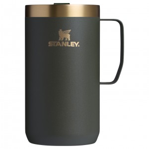 Stanley The Fall Refresh Stay Hot Camp Mug | 24 OZ - Stanley Create Cypress | UFGYO-6157