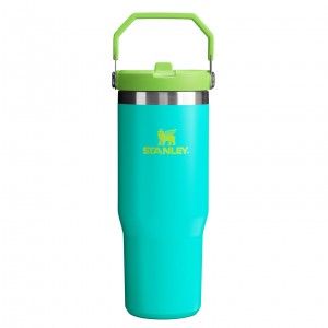 Stanley The Heat Wave IceFlow™ Flip Straw Tumbler | 30 OZ - Stanley Create Tropical Teal | JDZQG-5420