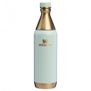 Stanley The Holiday All Day Slim Bottle | 20 OZ Gilded Celadon | FZUPJ-4031