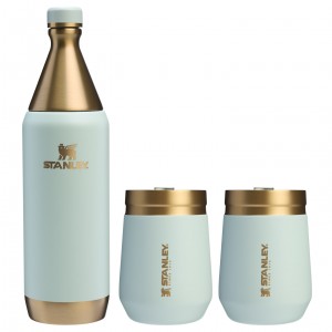 Stanley The Holiday All Day Wine Set | 34 OZ & 10 OZ Gilded Celadon | QIEDM-8093