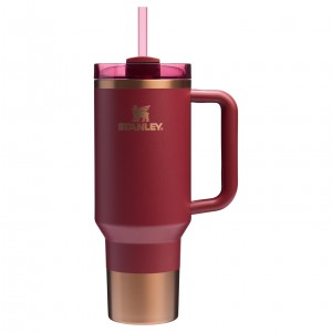 Stanley The Holiday Quencher H2.0 FlowState™ Tumbler | 40 OZ Gilded Pomegranate | OYWEU-1402