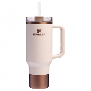 Stanley The Holiday Quencher H2.0 FlowState™ Tumbler | 40 OZ Gilded Sugar | NDOAK-9178