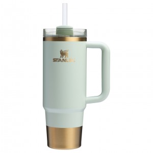Stanley The Holiday Quencher H2.O FlowState™ Tumbler | 30 OZ Gilded Celadon | PKNZX-3875