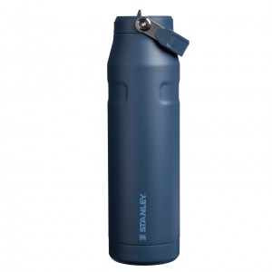Stanley The IceFlow™ Bottle with Flip Straw Lid | 36 oz Azul Marino | ZIBLA-7684