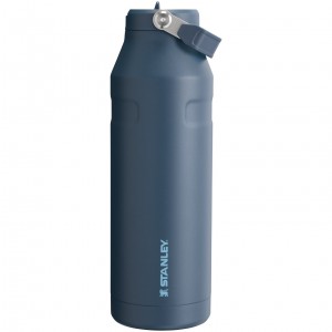 Stanley The IceFlow™ Bottle with Flip Straw Lid | 50 oz Azul Marino | RGQAN-5618