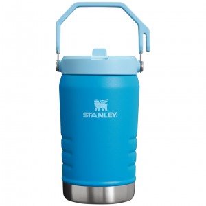 Stanley The IceFlow Flip Straw Jug | 40 OZ | Insulated Water Jug Azur | CDVPK-8201