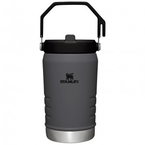 Stanley The IceFlow Flip Straw Jug | 40 OZ | Insulated Water Jug Charcoal | BAFOQ-9735