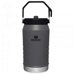 Stanley The IceFlow Flip Straw Jug | 64 OZ | Insulated Water Jug Charcoal | ZOFAI-4937