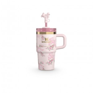 Stanley The Pink Stanley X LoveShackFancy Collab Holiday Quencher | 20 OZ Rosas | LTKZA-5642