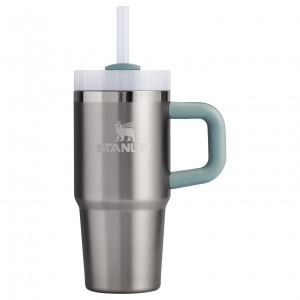 Stanley The Quencher H2.O FlowState™ Tumbler with Handle & Straw | 14 OZ Stainless Steel Shale | AKEIS-0186