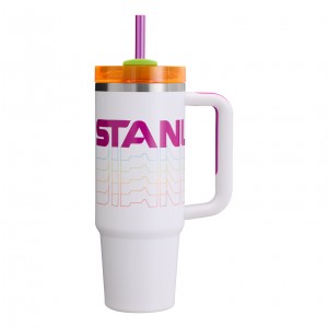 Stanley The Reverb Quencher H2.0 FlowState™ Tumbler | 30 oz Frost Reverb | YESMP-0498